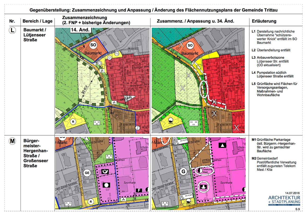 Flächennutzungspläne » ARCHITEKTUR + STADTPLANUNG